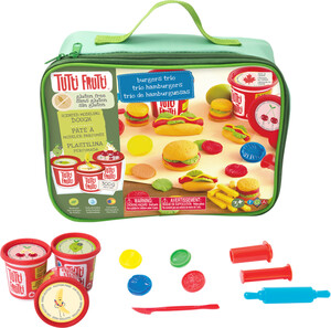 Tutti Frutti Pâte à modeler sac à lunch Trio hamburgers sans gluten 061404277023