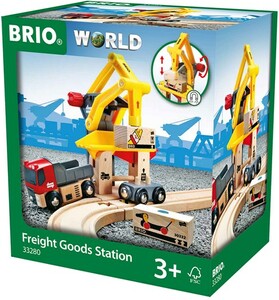 BRIO Brio Train en bois Grue de chargement de marchandises 33280 7312350332803
