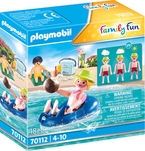 Playmobil Playmobil 70112 Vacancier avec coups de soleil et bouée 4008789701121