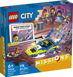LEGO LEGO 60355 Les missions d'enquête de la police aquatique 673419361934