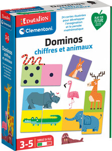 Clementoni Education Clementoni Dominos chiffres et animaux 8005125525973