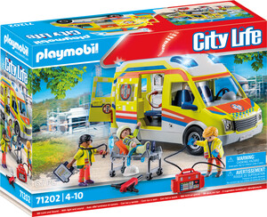 Playmobil Playmobil 71202 Ambulance avec effet lumineux et sonore 4008789712028