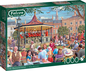 Falcon de luxe Casse-tête 1000 Musique dans le parc - Victor Lindon - FALCON 8710126113301