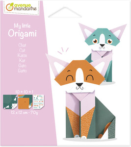 Avenue Mandarine Origami, mon petit chat 3609510575083