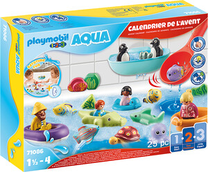 Playmobil Playmobil 71086 Calendrier de l'Avent - PLAYMOBIL 1.2.3 Aqua 4008789710864