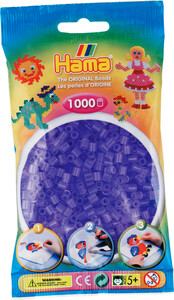 Hama Hama Midi 1000 perles lilas transparent 207-74 028178207748