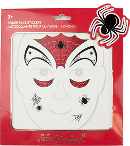 Creative Education Costume Spider Face Stickers 771877876042