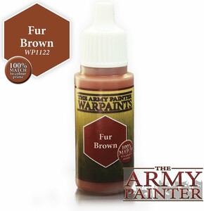 The Army Painter Warpaints Fur Brown, 18ml/0.6 Oz 5713799112209