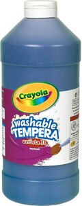 Crayola Peinture à tempera lavable bleu 946 ml 071662003425