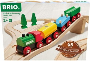 BRIO Brio classic Train en bois Ensemble de train 65e anniversaire 36036 7312350360363
