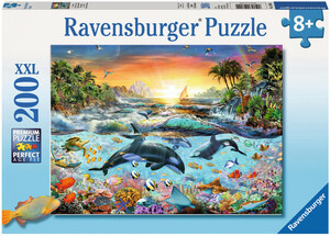 Ravensburger Casse-tête 200 XXL Le paradis des orques 4005556128044