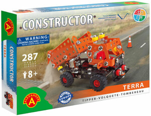 Constructor Constructor Camion à benne basculante Terra, 287 pièces en métal 5906018014907