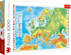 Trefl Casse-tête 1000 Carte de l'Europe 5900511106053