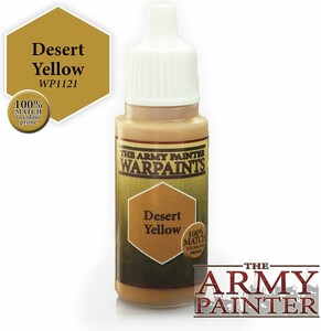 The Army Painter Warpaints Desert Yellow, 18ml/0.6 Oz 2561121111115