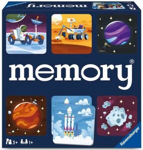Ravensburger Memory espace (Space), jeu de mémoire (fr/en) 4005556204243