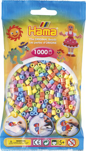 Hama Hama Midi 1000 perles couleurs mélangées pastel 207-50 028178207502