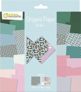 Avenue Mandarine Origami paper, scales 3609510575113