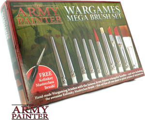 The Army Painter Pinceaux pour miniature (Wargames Mega Brush Set) 2551131111113