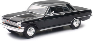 New-Ray Toys 1964 Chevy Nova SS noire 1:24 Die Cast 