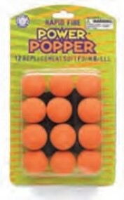 Squeeze Poppers Squeeze Popper Fusil à balles de mousse recharge 12 balles 605168542203