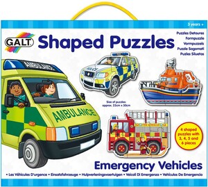 Galt Toys Casse-tête progressif 3-4-5-6 véhicules d'urgence 5011979533074