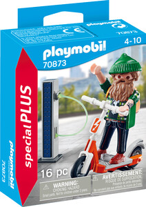 Playmobil Playmobil 70873 Hipster avec trottinette électrique 4008789708731