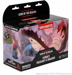 NECA/WizKids LLC Dnd Painted Minis icons 22: Fizban's Treasury of Dragons (super booster) 634482961476
