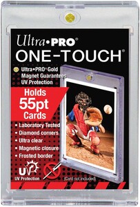 Ultra PRO Protecteurs de cartes One Touch 55pt fermeture magnétique 2-1/2" X 3-1/2" 074427819095