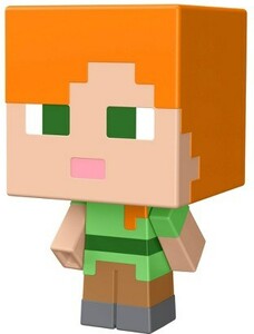 Mattel Minecraft - Mini Figurine tête mobile Alex 194735032525