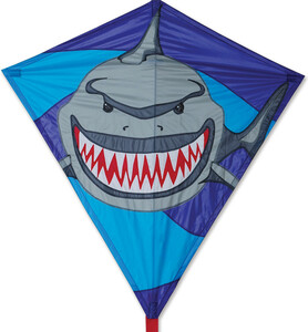 Premier Kites Cerf-volant monocorde Losange 30" requin (Jawbreaker) 630104154035