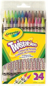 Crayola crayons de couleur twistables 24 063652752406