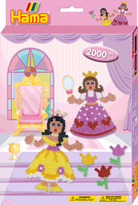 Hama Hama Midi Boîte les princesses 2000 perles et 1 plaque 3444 028178034443