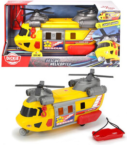 Dickie Toys City Heroes - Hélicoptère de sauvetage Sons et lumières 30 cm 4006333049934