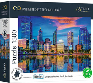 Belvedere Puzzle Casse-tête 1500 UFT - Réflexion urbaine Perth Australie 5900511261905