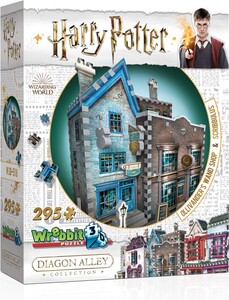 Wrebbit Casse-tête 3D Harry Potter Ollivander Baguettes Magiques et Scribbulus (295pcs) 665541005084