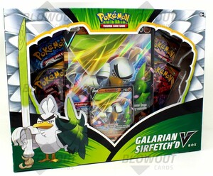 nintendo Pokémon Galarian Sirfetch'd V collection Box 820650807374