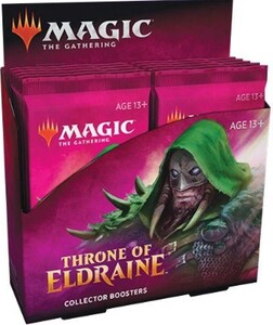 Wizards of the Coast MTG Throne of Eldraine Collector Booster Box (12 packs) 630509829972