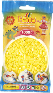 Hama Hama Midi 1000 perles jaune pastel 207-43 028178207434