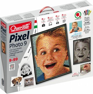Quercetti Pixel photo (9 plateaux) (fr/en) (mosaïque à chevilles) 8007905008102
