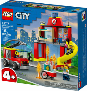 LEGO LEGO 60375 La caserne et le camion des pompiers 673419375122