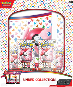 nintendo Pokemon Scarlet & Violet 151 binder collection (Binder + 4 Boosters) 820650853142