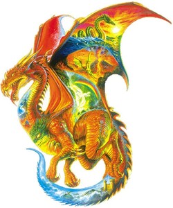 SunsOut Casse-tête 1000 silhouette - Rêves de dragon (Dragon Dreams) SunsOut 90165 796780901650