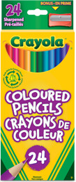 Crayola Crayons de couleur en bois 24 063652202406