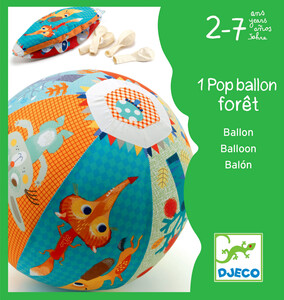 Djeco Ballon forêt (fr/en) enveloppe à ballon gonflable 3070900020535