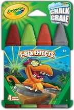 Crayola craies de trottoir lavables T-Rex Effects 4 063652365408