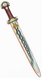 Liontouch Costume viking harald rouge épée en mousse 50000 5707307500008
