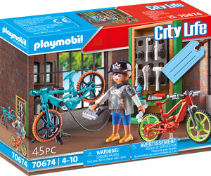 Playmobil Playmobil 70674 Set cadeau Atelier réparation de vélos 4008789706744