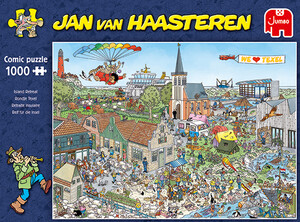 Jumbo Casse-tête 1000 Jan van Haasteren - Retraite insulaire 8710126200360
