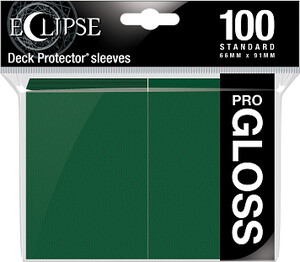 Ultra PRO Protecteurs de cartes Standard Eclipse PRO-Gloss Vert Forest 100ct 074427156053