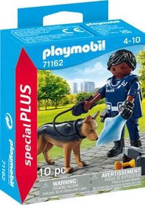 Playmobil Playmobil 71162 Policier avec chien de détection 4008789711625